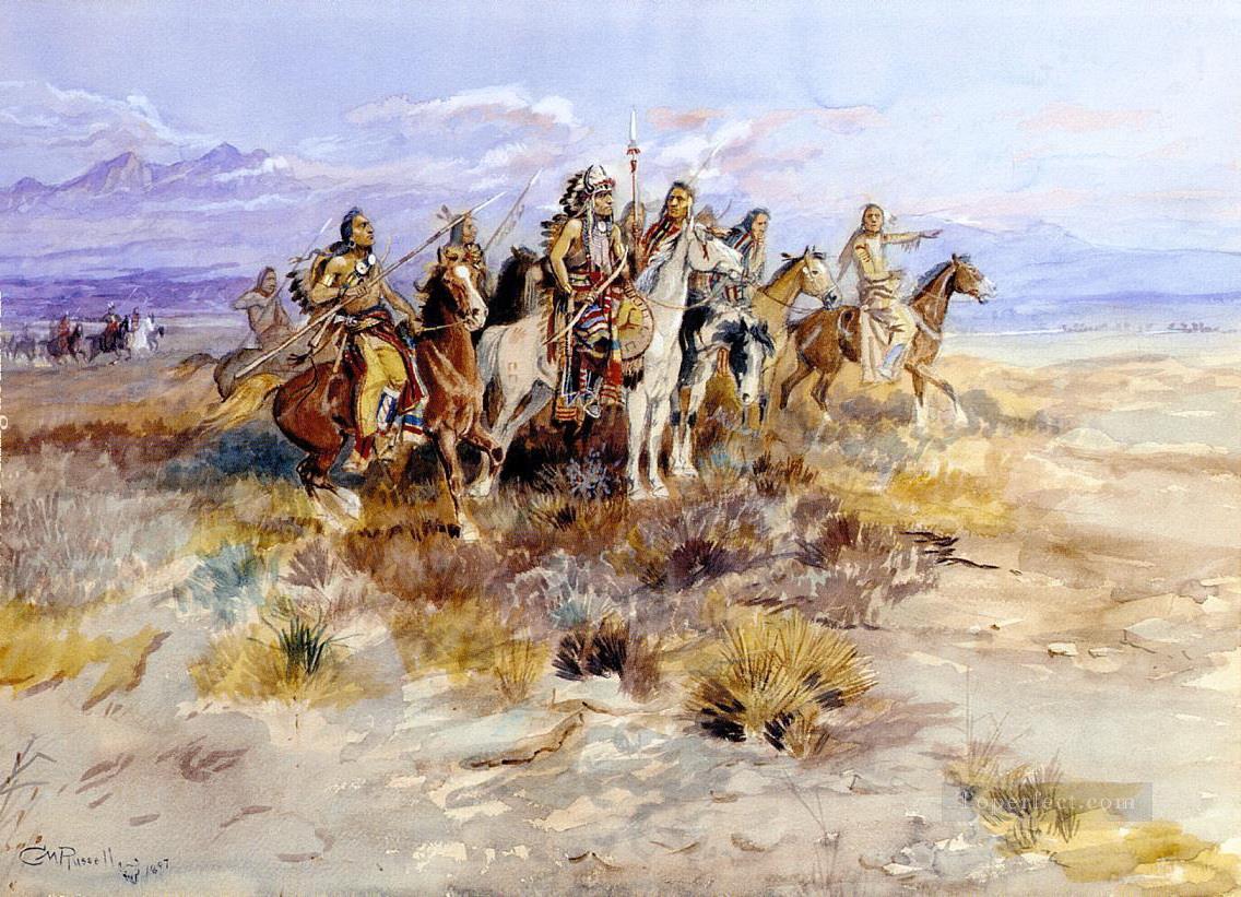 western American Indians 35 Oil Paintings